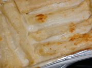Una foto di crespelle prosciutto