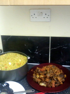 A picture of nigerian stew.