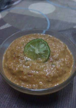 Foto resep Sambal kacang pedes, teman gorengan