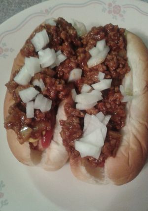 A picture of Hotdog chilli.