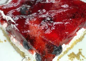 How To Make Recipe Glazed Berry Squares Home Style