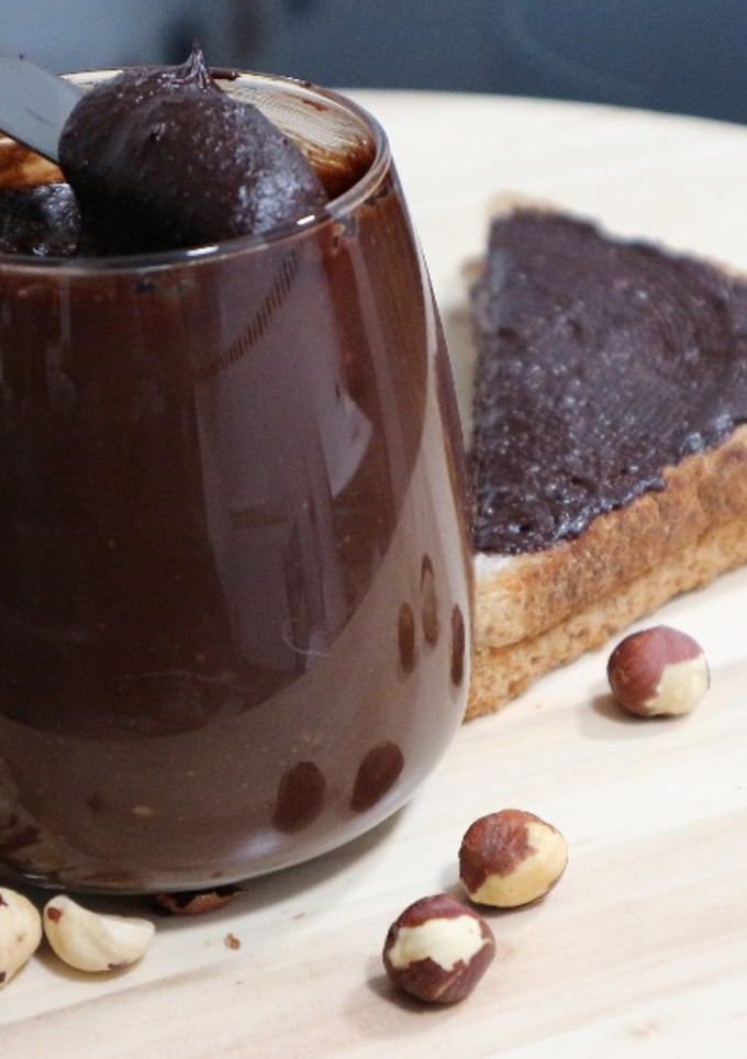 Una foto de Nutella casera saludable