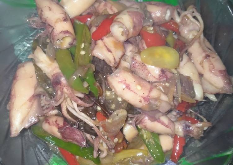 Siap Saji Cumi Cabe Ijo Lezat Mantap