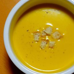 Rice Cooker Kabocha Potage A picture of Rice Cooker Kabocha Potage.