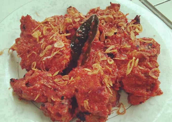 Resep Ayam Panggang Bumbu Rujak Anti Gagal