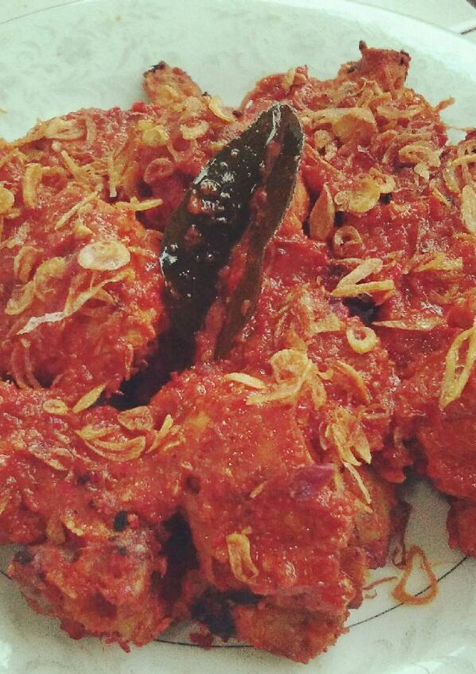 Foto resep Ayam Panggang Bumbu Rujak