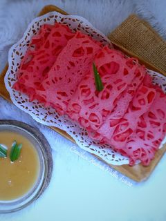 Foto resep Roti Jala Strawberry