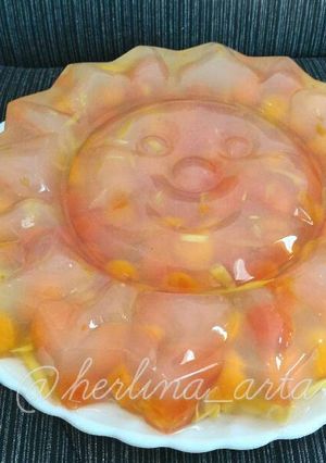 Foto resep Puding Lemon Mangga Pepaya Segar 😊