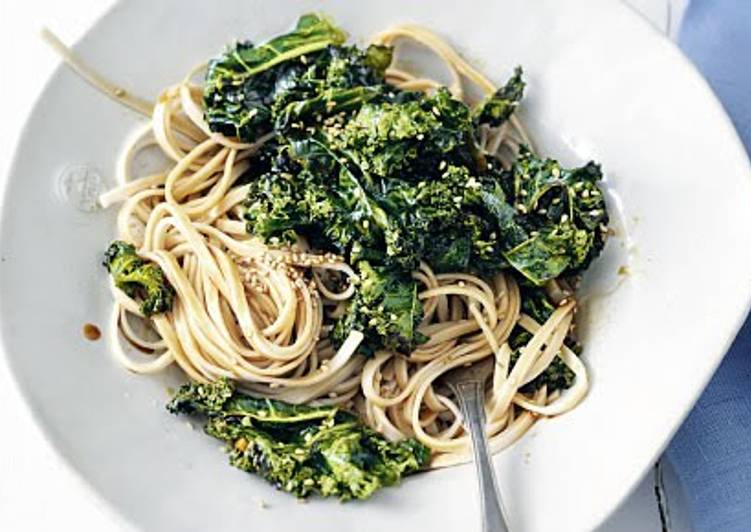 Steps to Make Speedy Roasted Sesame-Kale (Vegan)