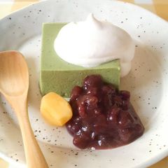A picture of Matcha Bavarois.