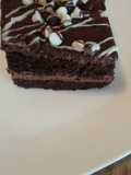 Cake de café y crema chantilly de chocolate