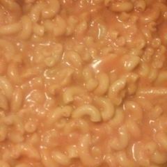 A picture of Homemade spaghettos.