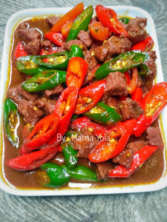 Foto resep Daging Tumis Cabe