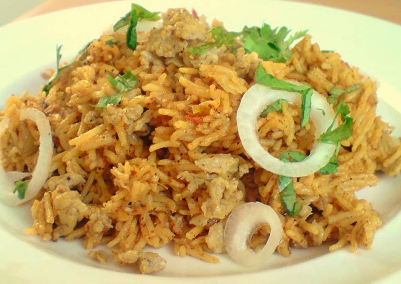 Scrambled Egg Briyani