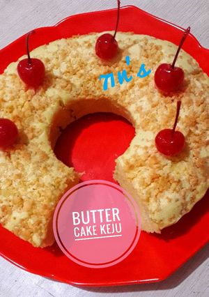 Foto resep Butter Cake Keju Simpel