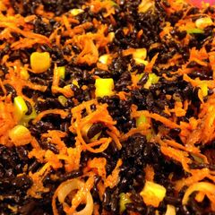 A picture of Ginger Black Rice.