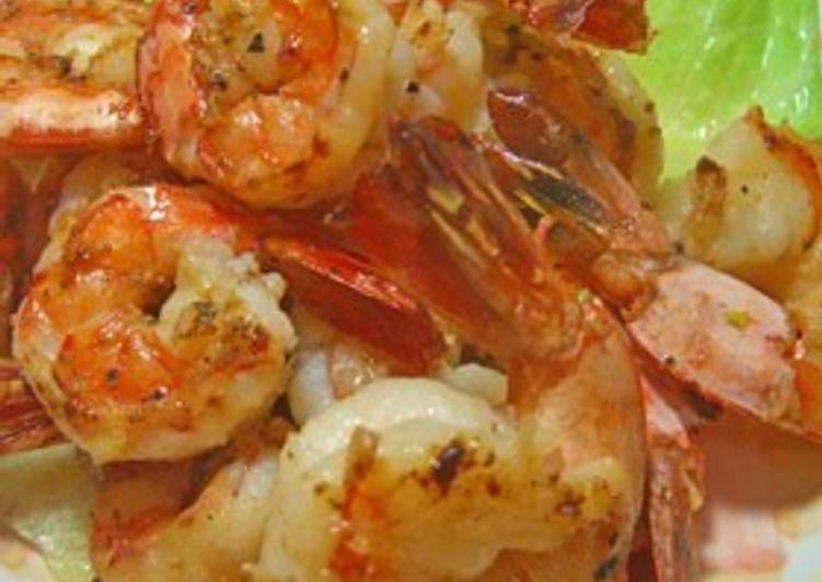 Hawaiian Style Garlic Shrimp