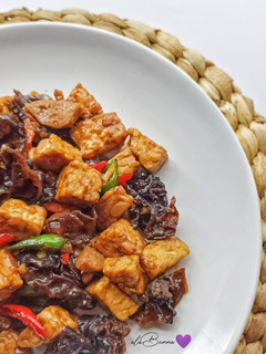 Foto resep 543. Orek Basah Tempe Jamur Kuping