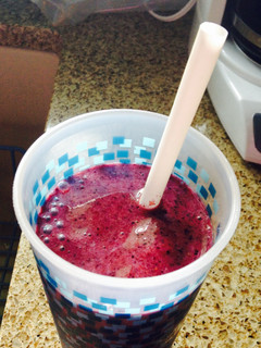 A picture of Blueberry Smoothie.