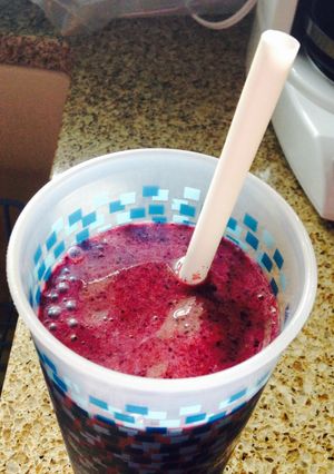 A picture of Blueberry Smoothie.