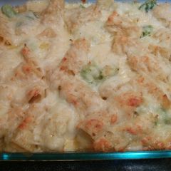 A picture of Rigatoni Broccoli Bake.