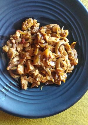 Foto resep Tumis jamur dan tempe
