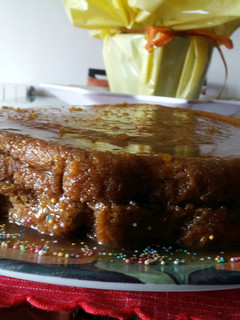 A picture of AMIEs MOCHA Pudding Cake.