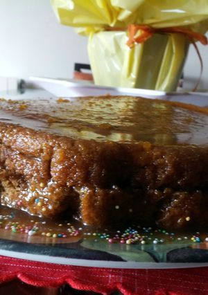 A picture of AMIEs MOCHA Pudding Cake.