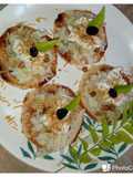 Instant bread  papdi chat