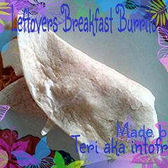 A picture of Chicken Breakfast Burrito made using Leftovers.