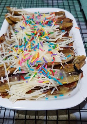 Foto resep Pisang panggang keju susu