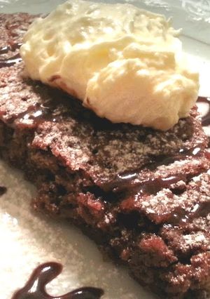A picture of Microwave Brownies.
