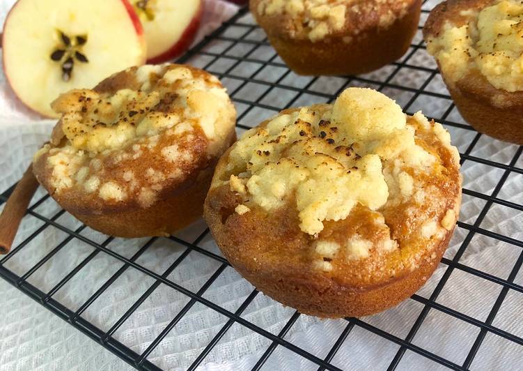 Comment Cuisiner Muffins crumble pomme 🍎 cannelle
