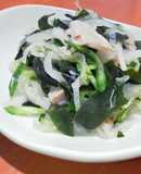 Japanese-style Salad with Daikon Radish and Tuna