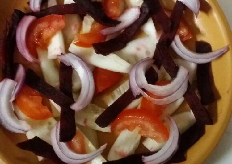 Recipe of Favorite Beetroot cucumber salad