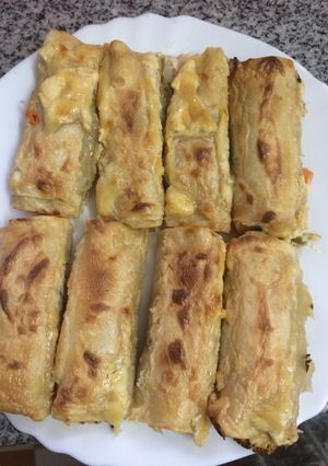 صورة لوصفة رولات بعجينة السمبوسة
