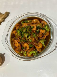 Foto resep Udang Brokoli Saus Mentega