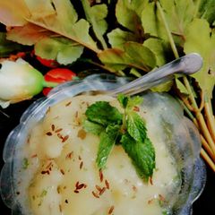 A picture of Raw mango ice cream.