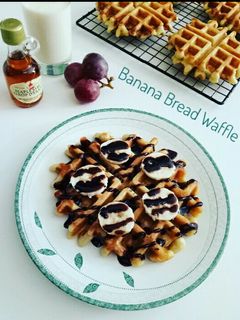 Foto resep Banana Bread Waffle