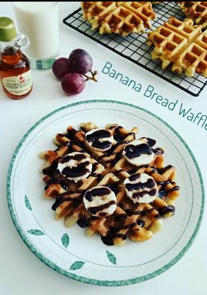 Foto resep Banana Bread Waffle