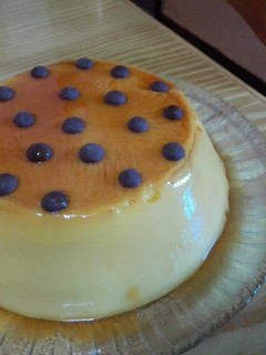 Una foto de Flan de chocolate blanco facil!!