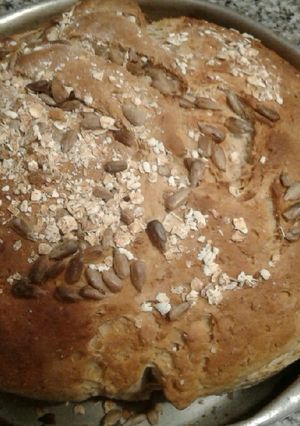 Una foto de Pan de harina integral!