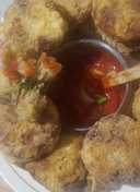Pilchards and potato cutlets
