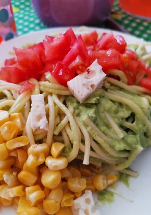 Una foto de Fideos a mi manera