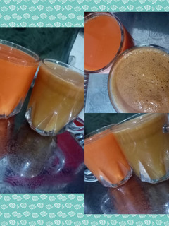 عکسی از دستور آب سیب و آب هویج