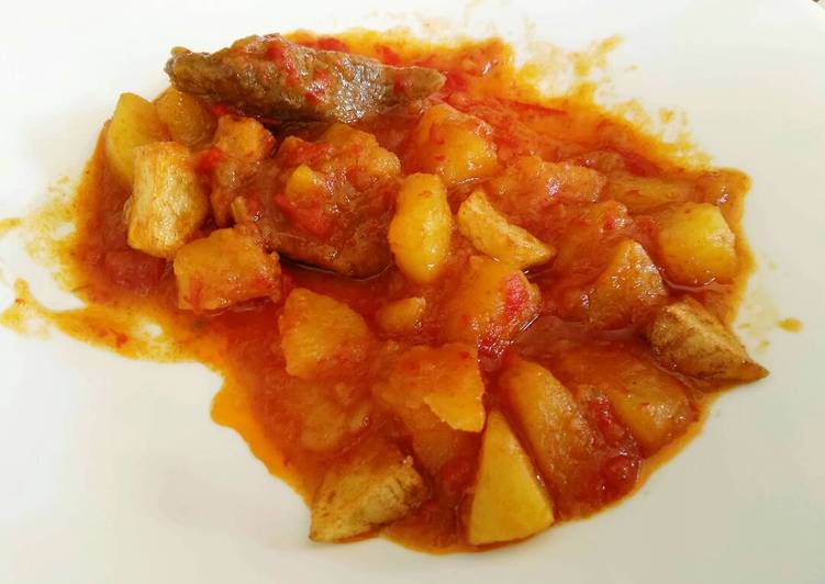 Guiso De Patatas Con Carne Youtube