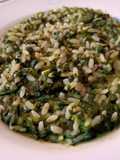 Risotto agli spinaci