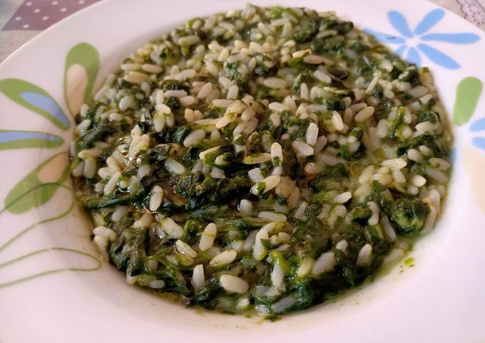 Il modo più semplice a Fai Veloce Risotto agli spinaci