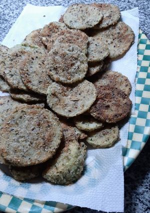 Una foto de Milanesas de zucchini 🥰