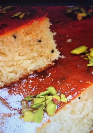 A picture of Turkish breakfast sultan bread بريوش تركي لفطور صباحي.